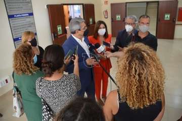 Visita oficial a Telde de Román Rodríguez, vicepresidente del Gobierno de Canarias/TA y Acfi Press.